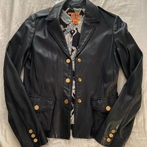 Tory Burch Leather Blazer